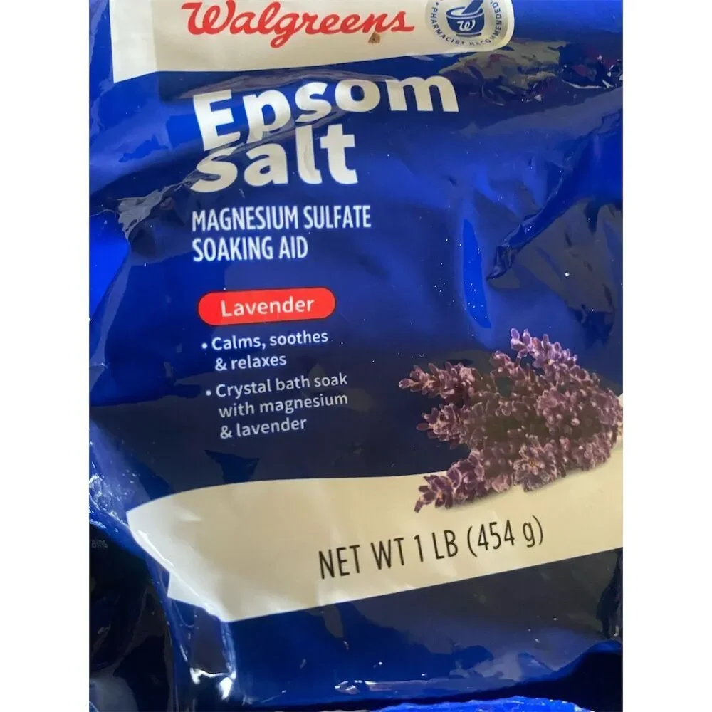 Walgreens Epsom Salt Eucalyptus Scent 1 lb All Natural Bath Soak